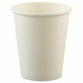 Tistheseason SCC 378W Uncoated Paper Cups - White - 8 oz TI3247287